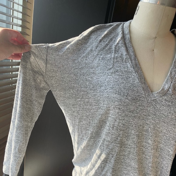 Wilfred Free grey V neck casual sweatshirt - Picture 2 of 4